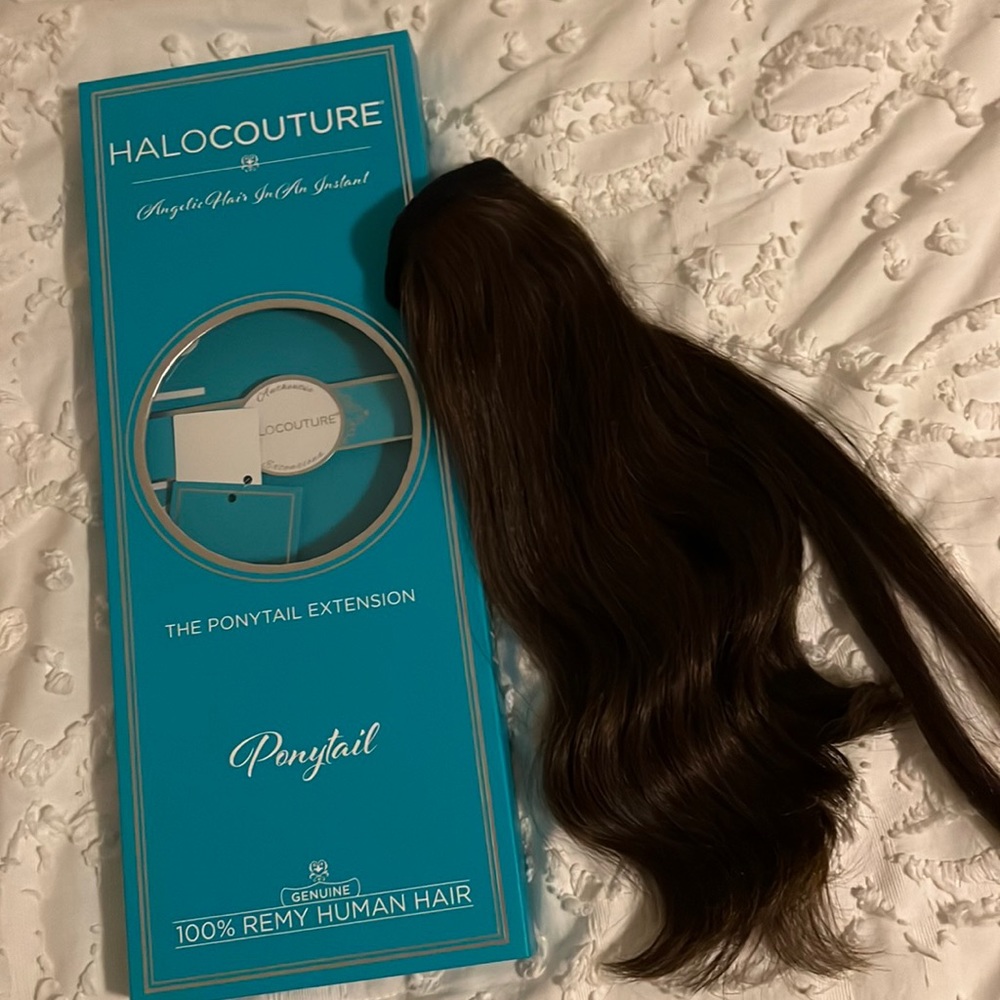 Halocouture ponytail extension